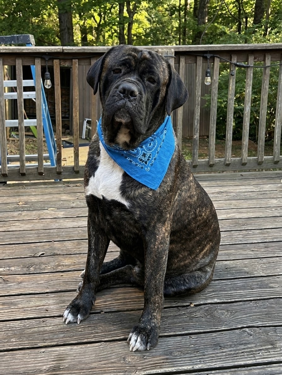 Cute dog enjoying a relaxing spa day